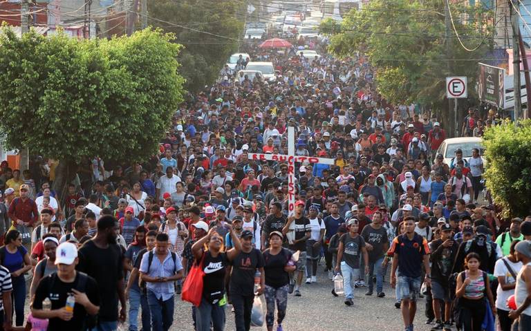 Migrantes rechazan apoyo social de 110 d lares de M xico para ser